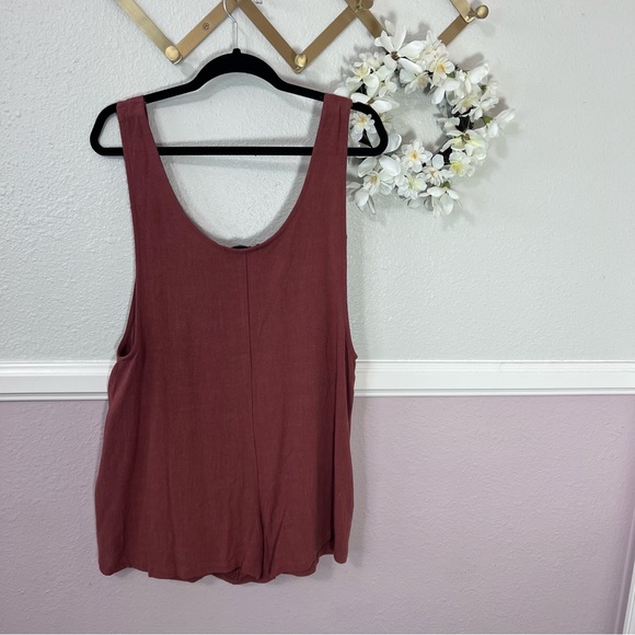 Forever 21 Rust Jumper with Adjustable Straps - Swim Cover Up Medium - Picture 12 of 13